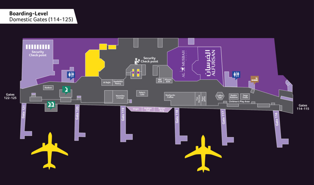 DMM Airport boarding level 